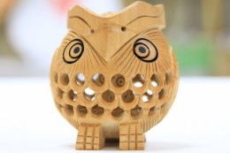 木彫りふくろう（ミニサイズ）Hand-carved owl（きぼりふくろう（みにさいず））　サンプル2