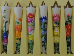 手描き絵ろうそく Pictured candle（てがきえろうそく）　サンプル2