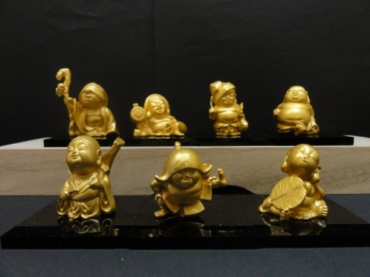 ミニ七福神　セット　Set of Shichifukujin (mini)（みにしちふくじん　せっと）