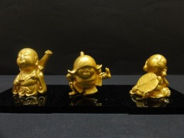 ミニ七福神　セット　Set of Shichifukujin (mini)（みにしちふくじん　せっと）　サンプル1