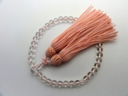 女性用 水晶片手共正頭（ピンク系房）　サンプル1