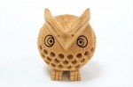 木彫りふくろう（ミニサイズ）Hand-carved owl