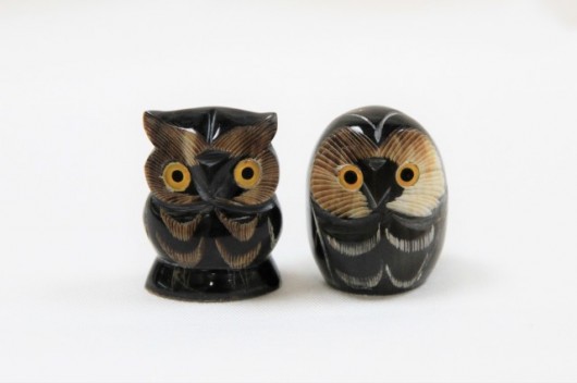 水牛 手彫ふくろう Hand-carved owl（すいぎゅう　てぼりふくろう）