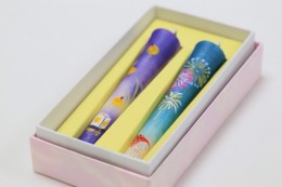 絵ローソク ホタル・花火 Pictured candle [Firefly&Firework（えろうろく　ほたる・はなび）　サンプル1