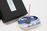 香立・香皿セット 大文字 Incensestand&tray Daimonji