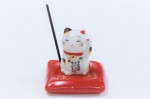 お香立て 福招き猫 Incensestand Lucky cat