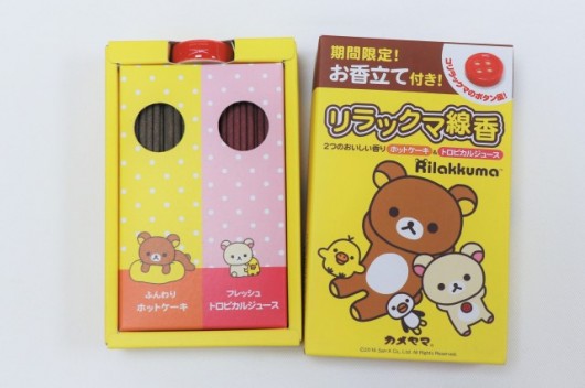 リラックマ線香　お香立て付き Incense stick Rilakkuma（りらっくませんこう　おこうたてつき）