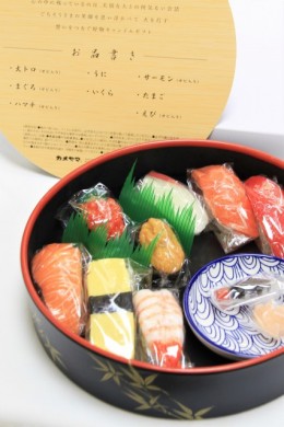 お寿司キャンドル　Candle-Sushi（おすしきゃんどる）　サンプル2