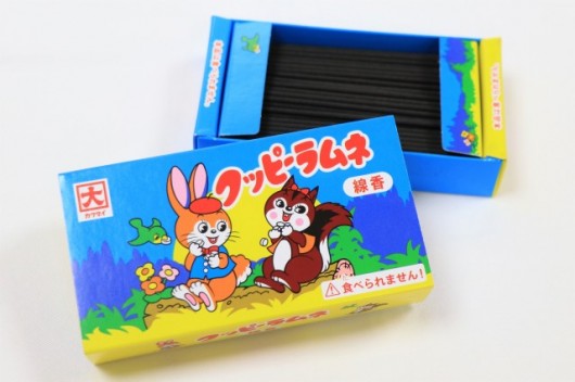 クッピーラムネ　線香（お香）Incense stick「Cuppy Ramune」（くっぴーらむねせんこう）
