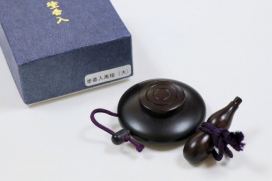 塗香入れ 黒檀（大） Zuko case（ずこういれ　こくたん）