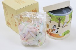 にゃん吉ドーナツ缶入ローソク Candle-Nyankichi　サンプル1