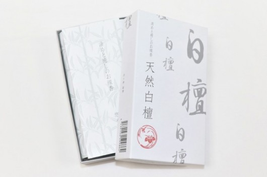 清めと癒しのお線香　天然白檀　Natural Sandalwood（てんねんびゃくだん）