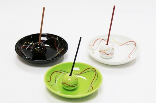 香立付き香皿　華かんざし Incensestand&tray Hanakanzashi（はなかんざし）