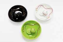 香立付き香皿　華かんざし Incensestand&tray Hanakanzashi（はなかんざし）　サンプル1