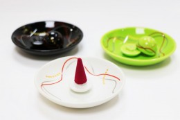 香立付き香皿　華かんざし Incensestand&tray Hanakanzashi（はなかんざし）　サンプル2